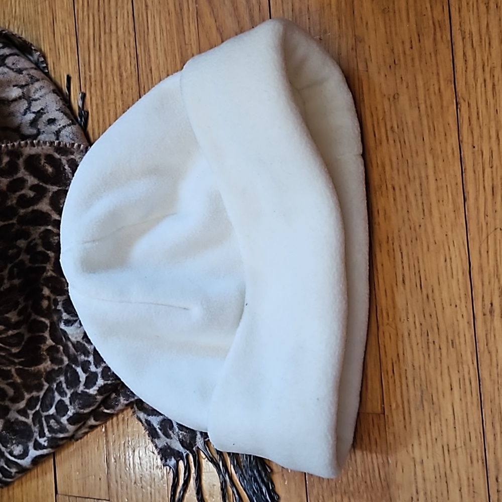 1/2 Price🔻Merona Cheetah Leopard Scarf Unbranded Polar Fleece Cap - Picture 8 of 12